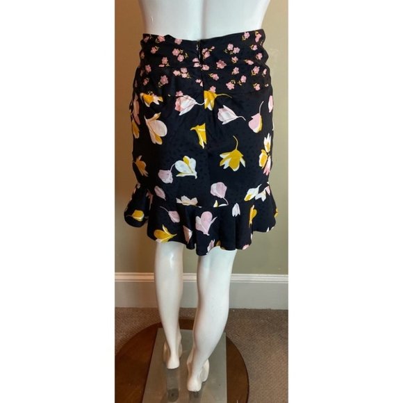 Self-Portrait Mixed Floral Ruffle Skirt NEW - Picture 7 of 13